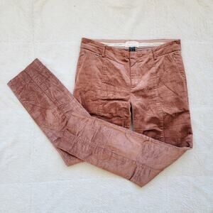 Anthropologie The Essential Slim Low Rise Straight Leg Pants